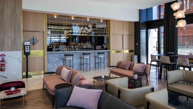 The Crowne Plaza Luna10 bar. Picture: Russell Millard
