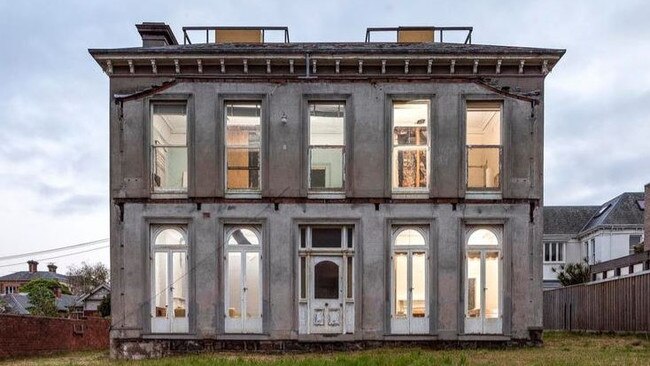 The crumbling Hawthorn mansion now owned by comedian Andy Lee. Picture: Supplied