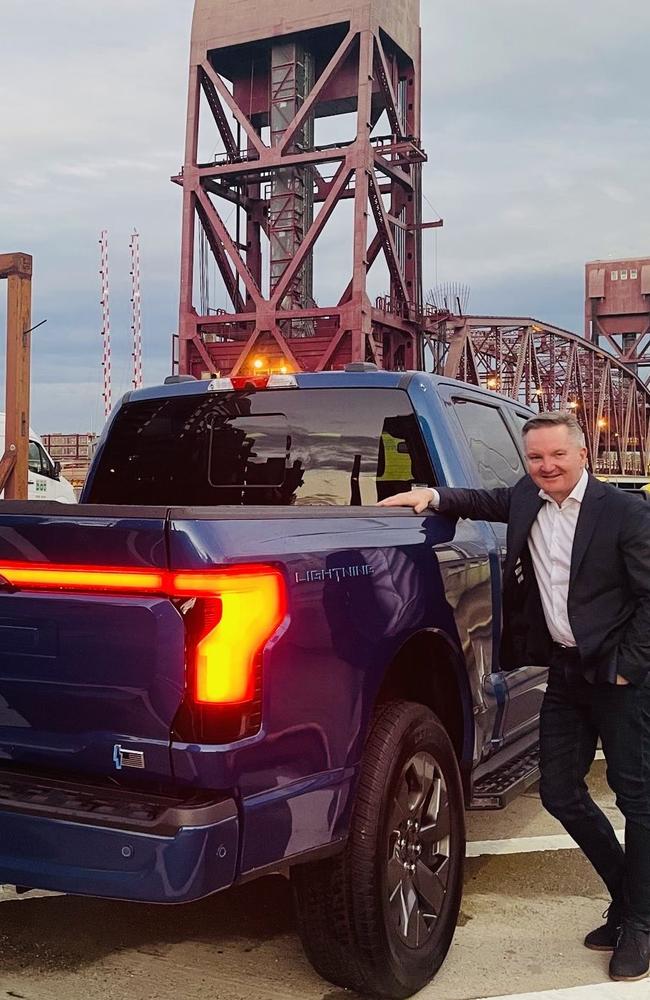 Chris Bowen complained we couldn’t buy this ute in Australia because of ‘poor policies’ by past Coalition governments, but he’d change that.