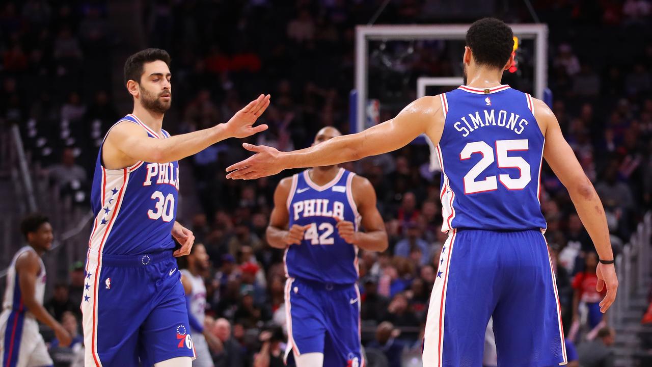 Three unnamed members of the 76ers have coronavirus. (Photo by Gregory Shamus/Getty Images)