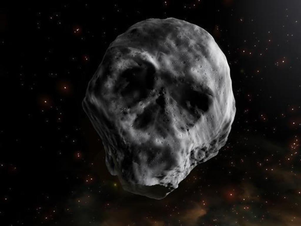 This is an artist’s impression of the object, which has been described as an ‘extinct comet’. Picture: José Antonio Peñas/SINC