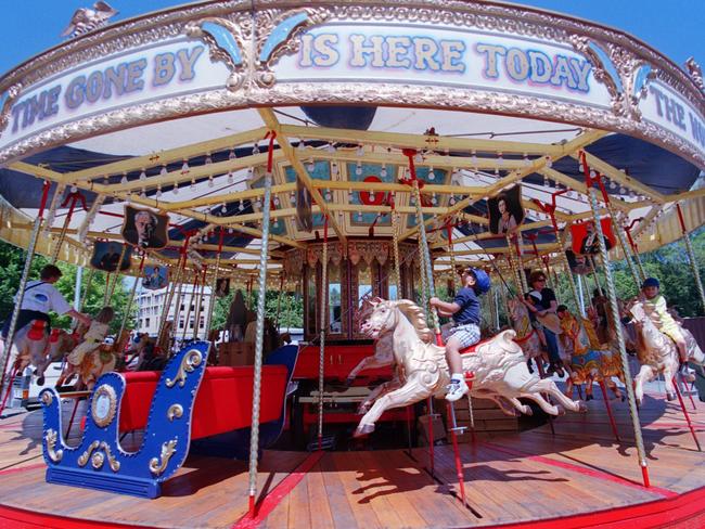 Taste of Tasmania 1885 steam carousel Negative number AD3797/33A