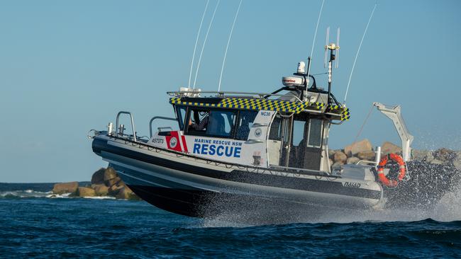 A search was launched after a crew member fell overboard. Picture: Marine Rescue NSW.