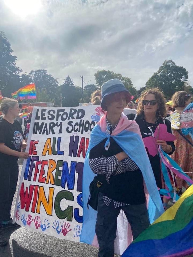 Chill Out Festival Pride Parade in Daylesford, 2023.