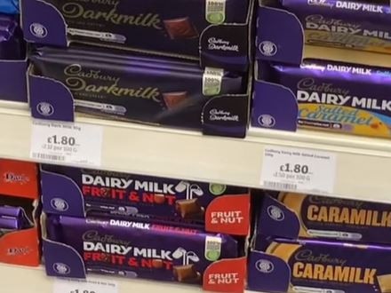 Chocolate in the UK. Picture: TikTok/ @serendipitimusic