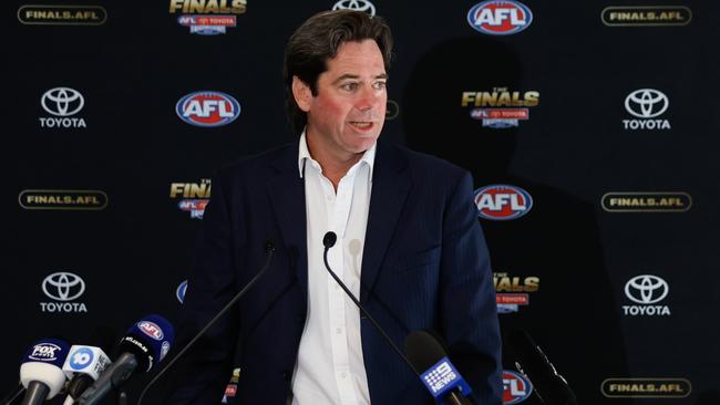 Gillon McLachlan would frequently cross paths with Jess. Picture: Getty Images