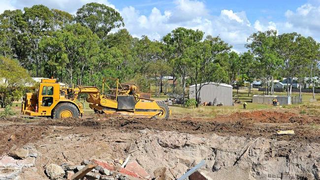 Lot 33 Bradford Rd, Telina pictured in June 2016 when earthworks started. Picture: Mike Richards GLA170616HOME