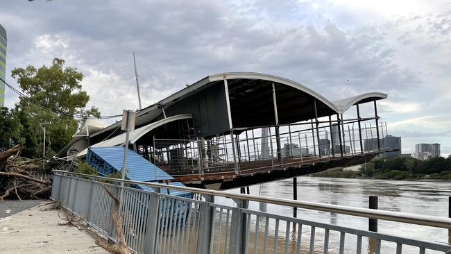 Drift restaurant is now high and dry on the Bicentennial Bikeway at Milton.