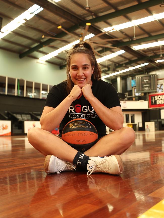 Jess is ready to play in front of the huge crowd expected to turn up at the Boomers v Team USA games at Marvel Stadium. Picture: Peter Wallis