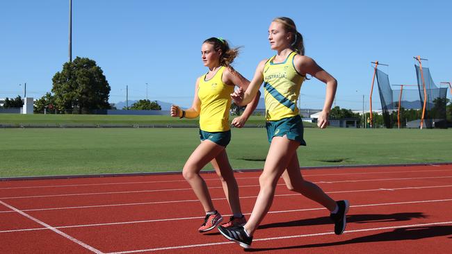 Cairns hosted The Australian Athletics Olympic team at Barlow Park before departing for the Tokyo Olympic Games. The regional forum will explore Cairns’ potential role in the 2032 Games. Picture: Brendan Radke