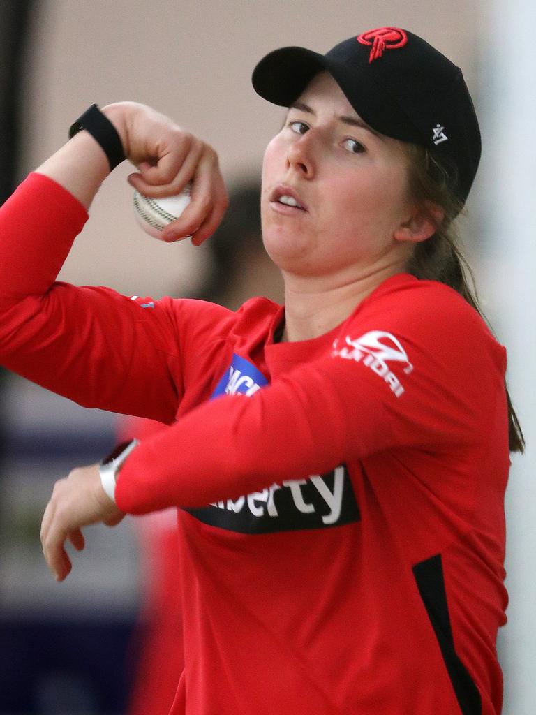 Georgia Wareham will miss the remainder of the WBBL after injurying her ACL. Picture: Sarah Reed/Getty Images