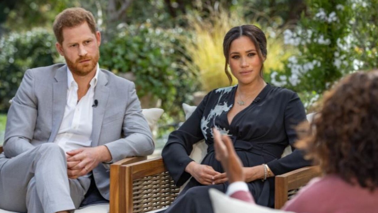 In the bombshell Oprah interview, the Duchess of Sussex shared what it was like growing up with her mother, Doria Ragland. Picture: Getty via The Sun