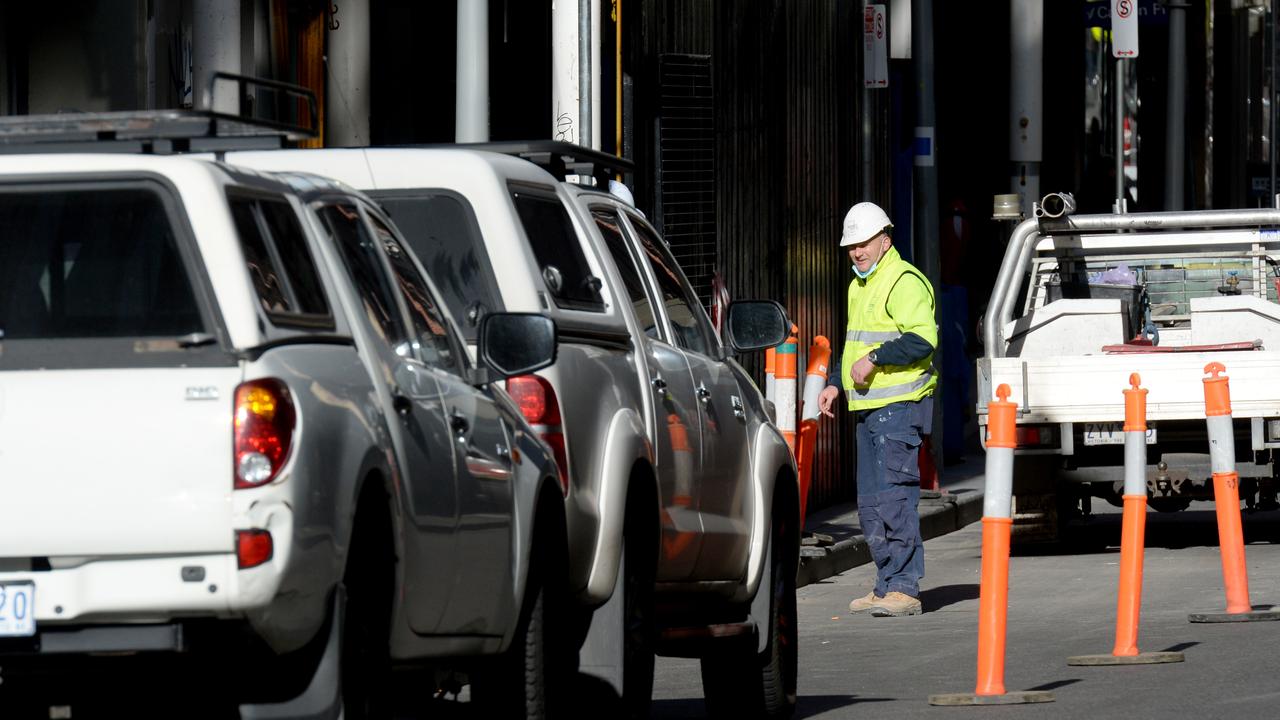 Tradies and residents already compete for scarce inner-city street parks with commuters from outlying suburbs. Picture: Andrew Henshaw