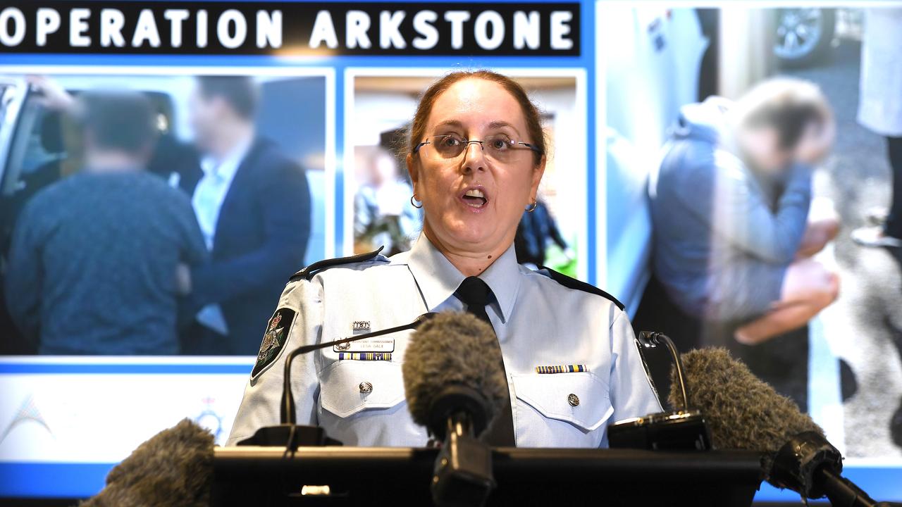AFP Police Assistant Commissioner for the ACCCE, Lesa Gale, said nine men had been charged and 14 children saved in the biggest domestic child abuse network in recent times. Picture: John Gass/News Corp Australia