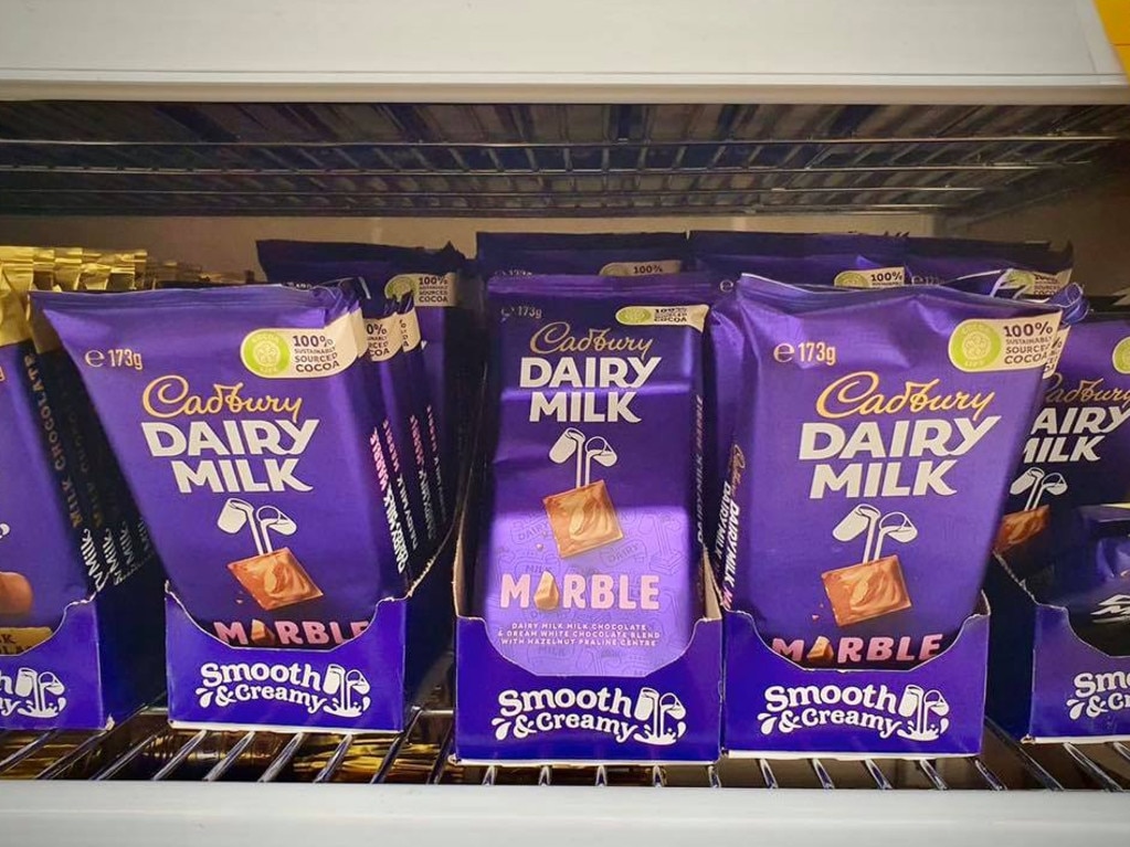 Many believe the block – which has returned after eight years – tastes more nutty. Picture: Facebook/Bring Back Cadbury Marble