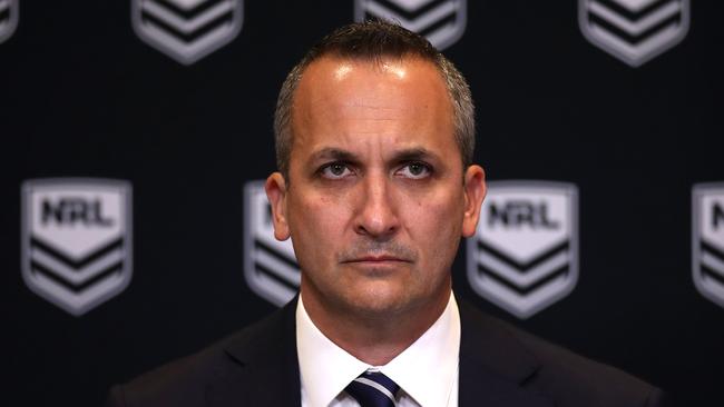 NRL CEO Andrew Abdo: ‘We will continue to work with the players association in a positive manner so we can resolve it’