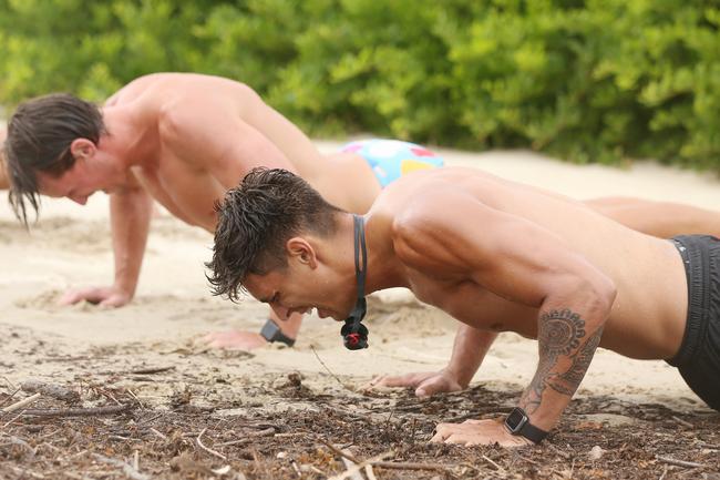 GOLD COAST, AUSTRALIA - JANUARY 23: Sean Lemmens during a Gold Coast Suns AFL training session at Palm Beach Parklands on January 23, 2020 in Gold Coast, Australia. (Photo by Chris Hyde/Getty Images)