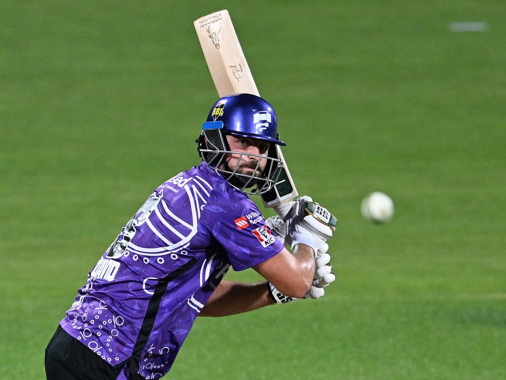 Tim David starred for the Hurricanes in their run chase. Picture: Getty Images