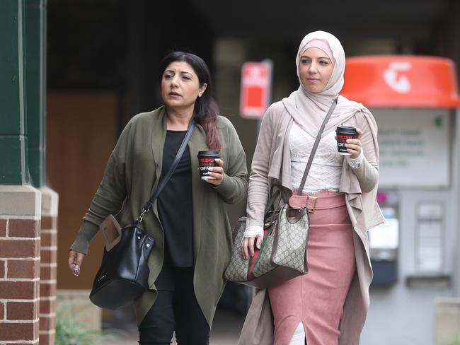 Rana Elasmar (right) was the victim of an unprovoked attack at Bay Vista Cafe in Parramatta in October, 2019 .Pic: John Grainger