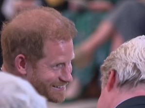 Video Screengrabs of Prince Harry and Charles Spencer, 9th Earl Spencer during The Invictus Games Foundation 10th Anniversary Service at St Paul's Cathedral on May 08, 2024 in London, England.Credit Instagram