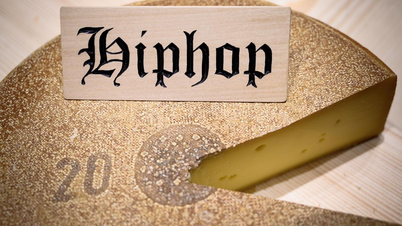 The hip hop cheese, which tasted very different to cheese played other music, or no music at all. Picture: AFP