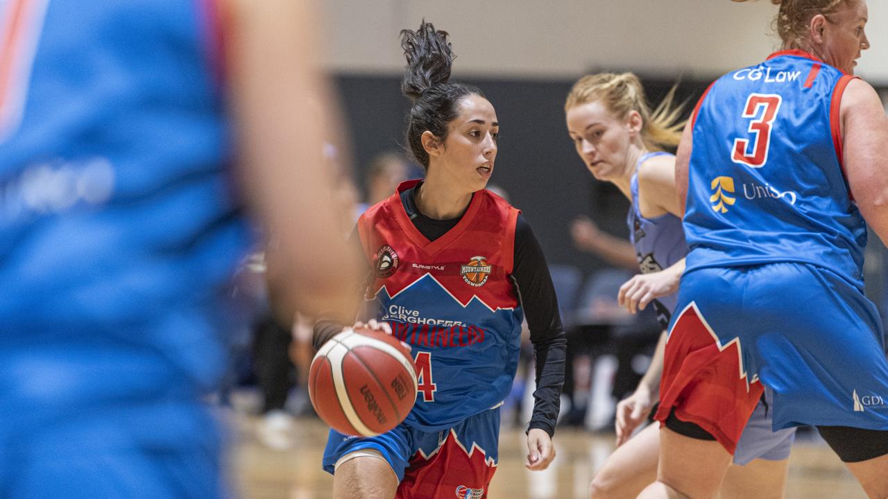 Paula Ortiz Caballero for Toowoomba Mountaineers. Picture: Kevin Farmer