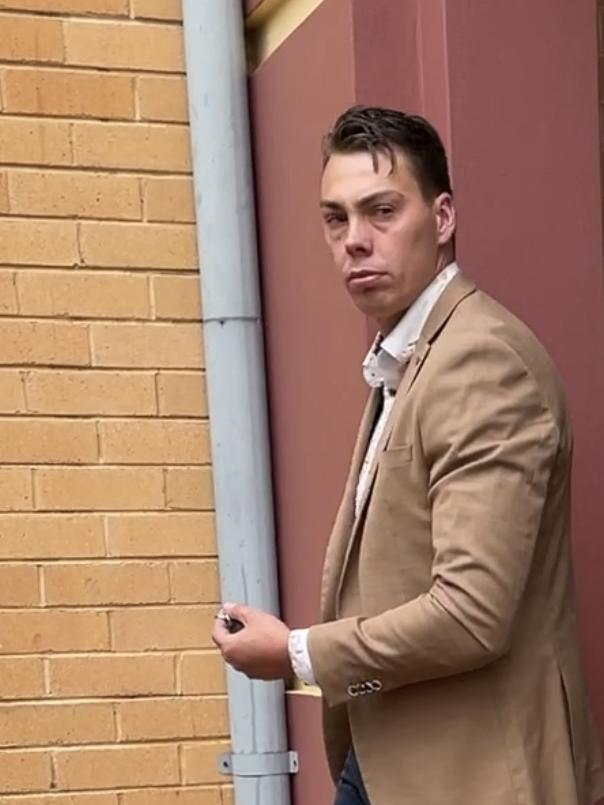 Jason Stewart outside Lismore Local Court in 2023.