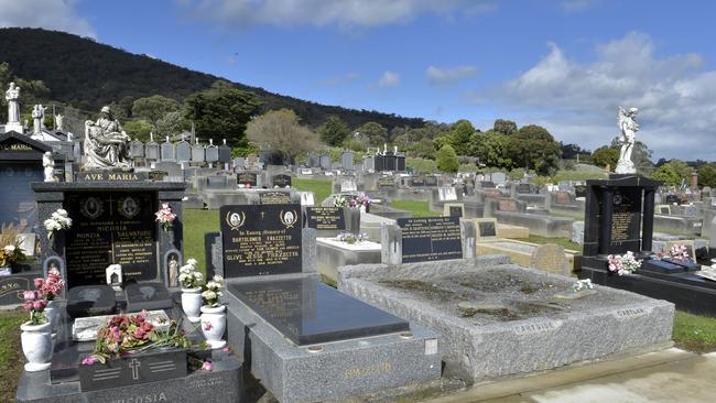 New ashes spaces will be added at Ferntree Gully cemetery. Picture: Andrew Batsch