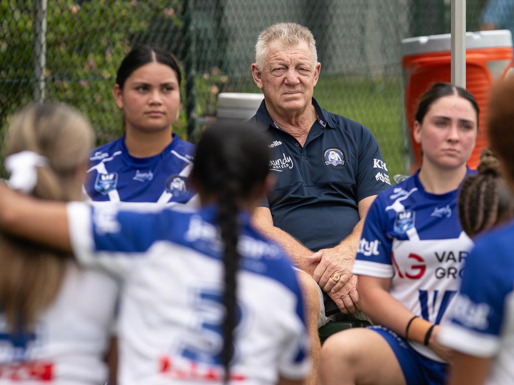 Phil Gould had a meeting of Bulldogs powerbrokers in the palm of his hand.