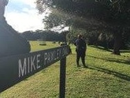 Two young men were fined $1000 each for drinking and smoking at Mike Pawley Oval, Curl Curl. Picture: Supplied