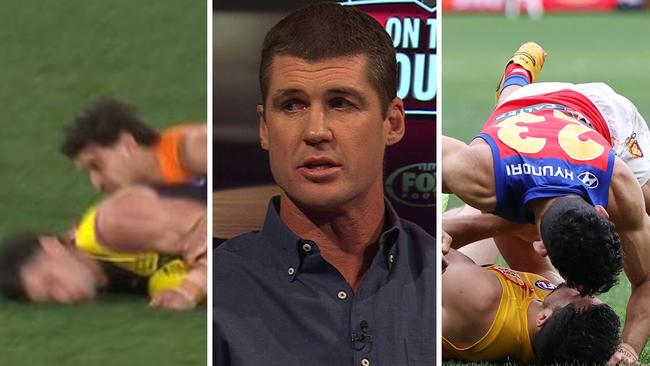 AFL greats are concerned about the state of the game after two three-week tackle bans.