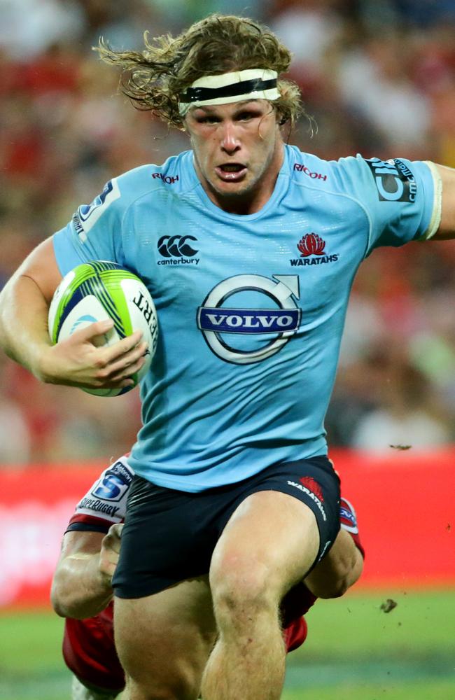 The Waratahs’ Michael Hooper says he’s not focussing on any personal battles against David Pocock.