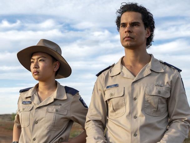 Grace Chow and Mark Coles Smith in Mystery Road: Origin. Picture: David Dare Parker