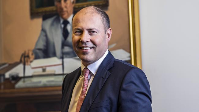 Treasurer Josh Frydenberg has described a ‘magical equation’ that allows for an activist economic policy. Picture: Gary Ramage