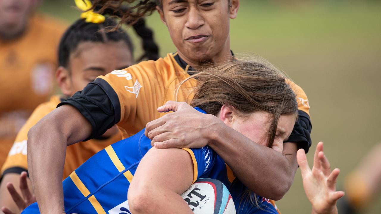 Sydney’s Haley Morrison on the burst in the under 14s. Picture: Julian Andrews