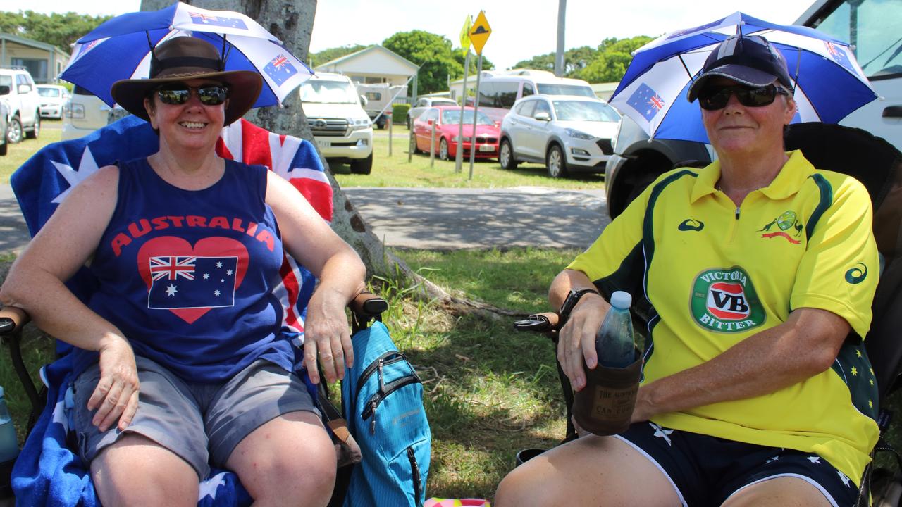 Nicole Mottley and Lachie O'Loughlin enjoyed the Bundaberg Great Australian Bites festival on Australia Day 2024.