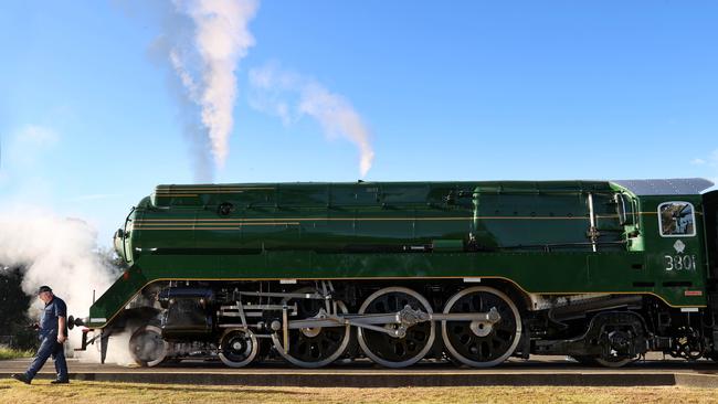 The 3801 steam engine was first built in 1943. Picture: Dylan Coker