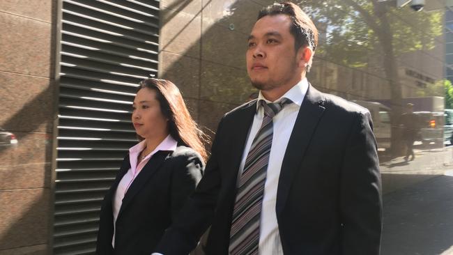 Judy Thanh Truc (or Judy Nguyen, Truc Thanh Le Nguyen) and Joseph Ngo (or Tri Doc Ngo) formerly of LJ Hooker leave court together.