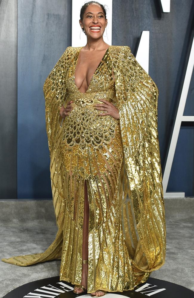 Tracee Ellis Ross arrives at the Vanity Fair Oscar Party on Sunday, Feb. 9, 2020, in Beverly Hills, Calif. (Photo by Evan Agostini/Invision/AP)