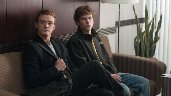 The Social Network is a gripping biopic of Facebook tycoon Mark Zuckerberg. Picture: Sony