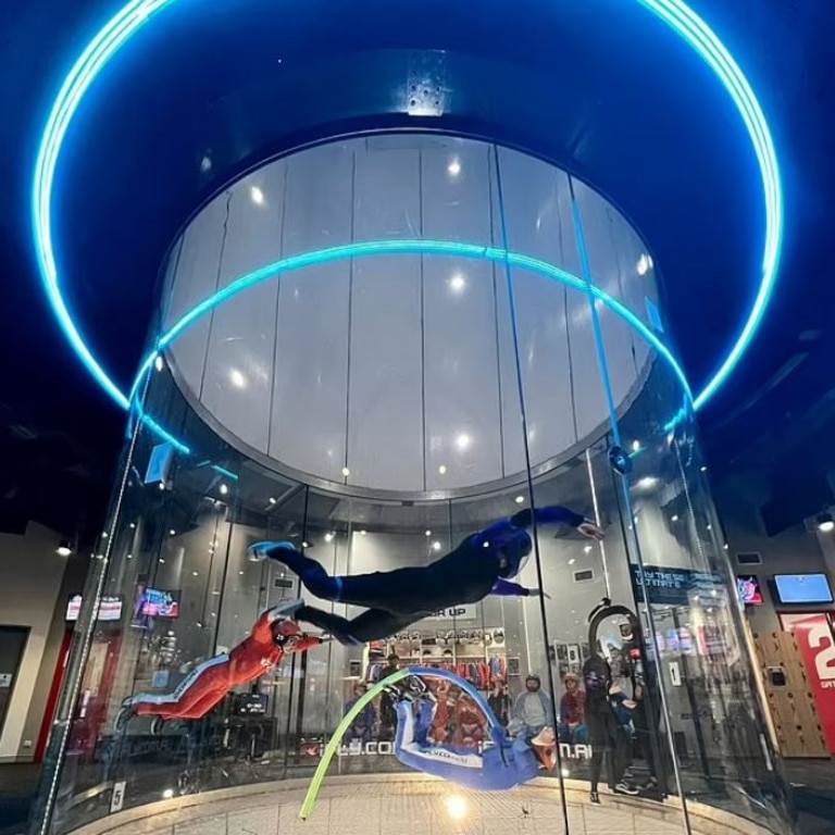Inside the indoor skydiving centre where the tragedy took place. Picture: IFly