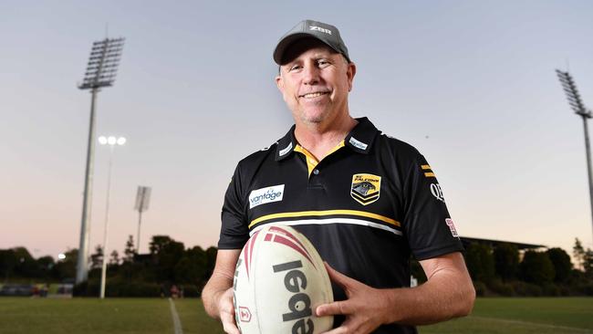 Sunshine Coast Falcons head coach Brad Henderson. Picture: Patrick Woods.