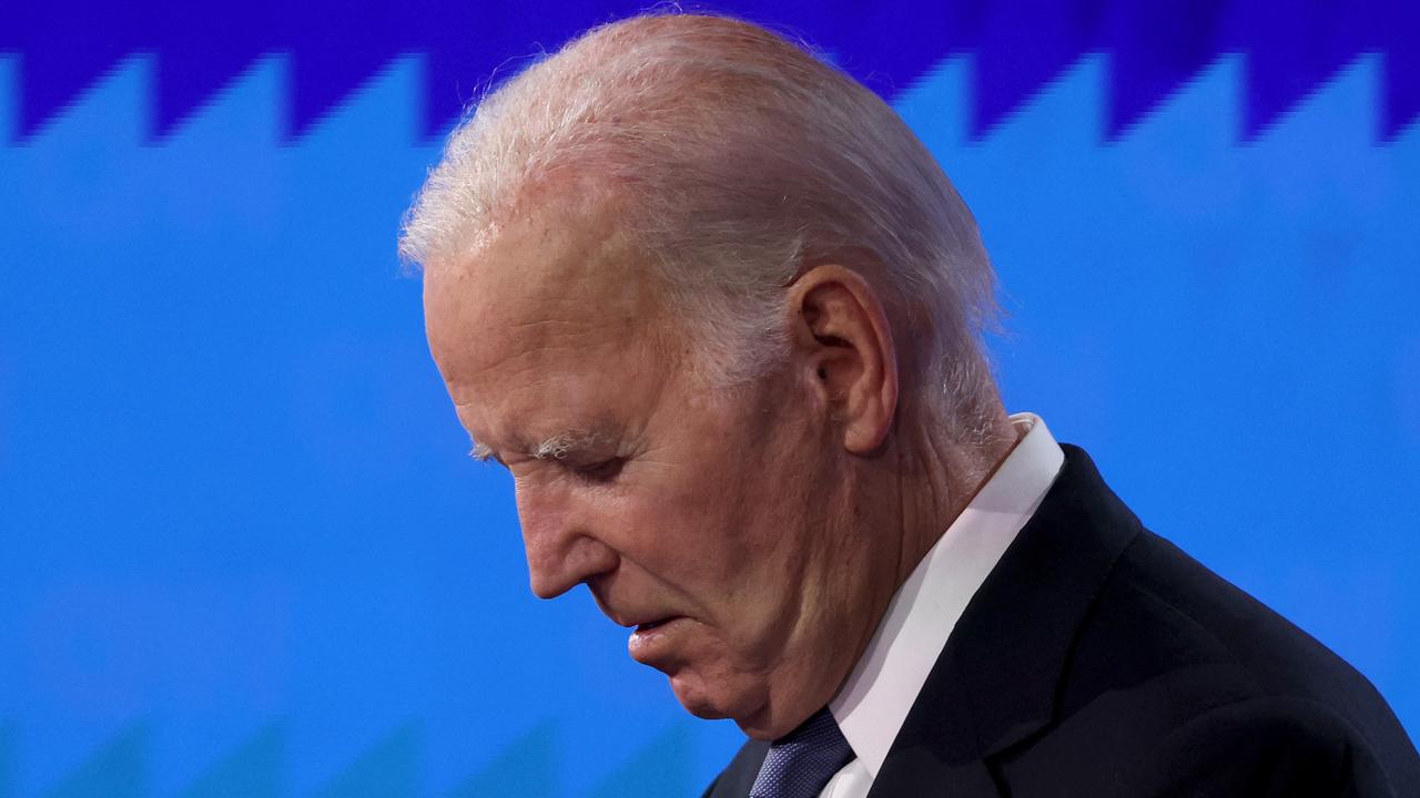 Joe Biden is facing calls to step aside. Picture: Justin Sullivan/Getty Images/AFP