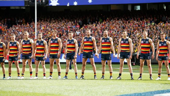 The 2017 Grand Final: The whole Crows tribe felt we had one hand on the trophy. But then it all went awry. Picture: Darrian Traynor/AFL Media/Getty Images