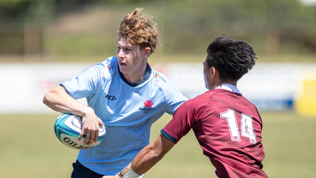 Action in the U15s battle in Sydney. Picture; Julian Andrews