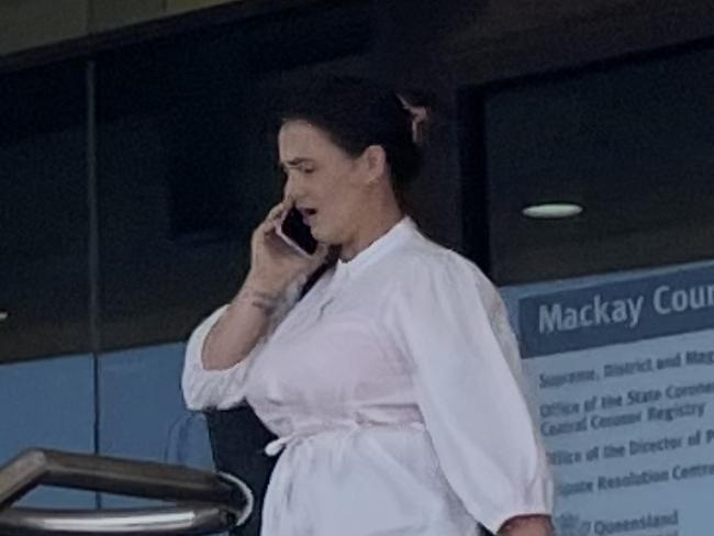 Mackay mum Madison Elizabeth Lamb tied to extort $300 over a Facebook post calling for information about a missing bike. Picture: Janessa Ekert