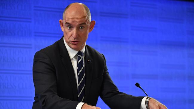 Minister for Government Services Stuart Robert says the government will have to consider other evidence such as a person’s bank statement or pay slip before deciding if there is a debt that must be paid back. Picture: AAP