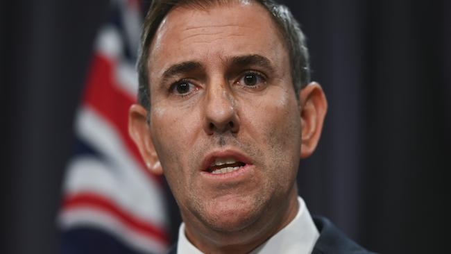 Federal Treasurer Jim Chalmers at Parliament House in Canberra. Picture: NCA NewsWire / Martin Ollman