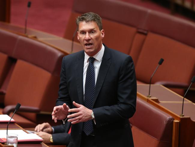 If Senator Cory Bernardi splits from the Coalition, it could cause massive issues for PM Malcolm Turnbull in the upper house. Picture: News Corp Australia