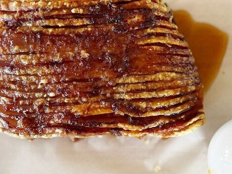 Air fryer sticky hasselback pork belly.